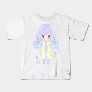 Poker Face Chibi Girl Kids T-Shirt